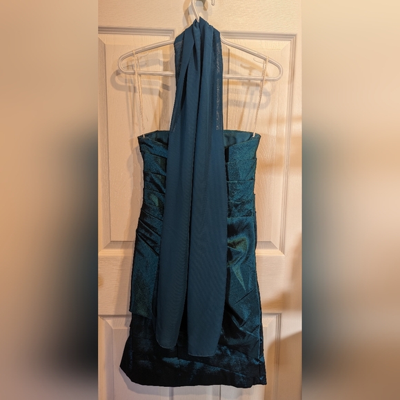 💙 CINDY 💙 Shimmery Satin Party Dress - Picture 5 of 11